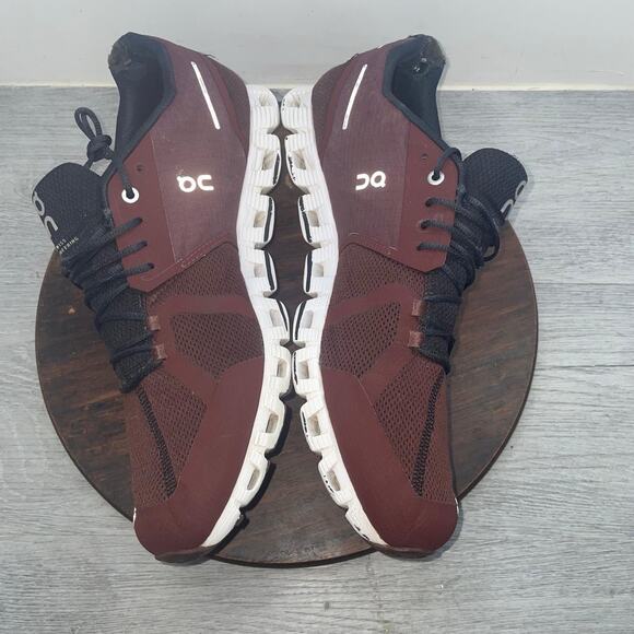 On Cloud 5 Mens Size 13 Athletic Walking Running Shoes Sneakers Ox Shadow Maroon main image 6